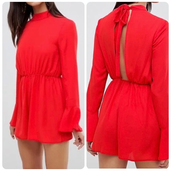 ASOS open back party romper - Picture 1 of 9